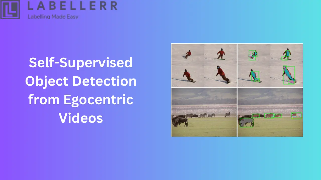 Self-Supervised Object Detection from Egocentric Videos