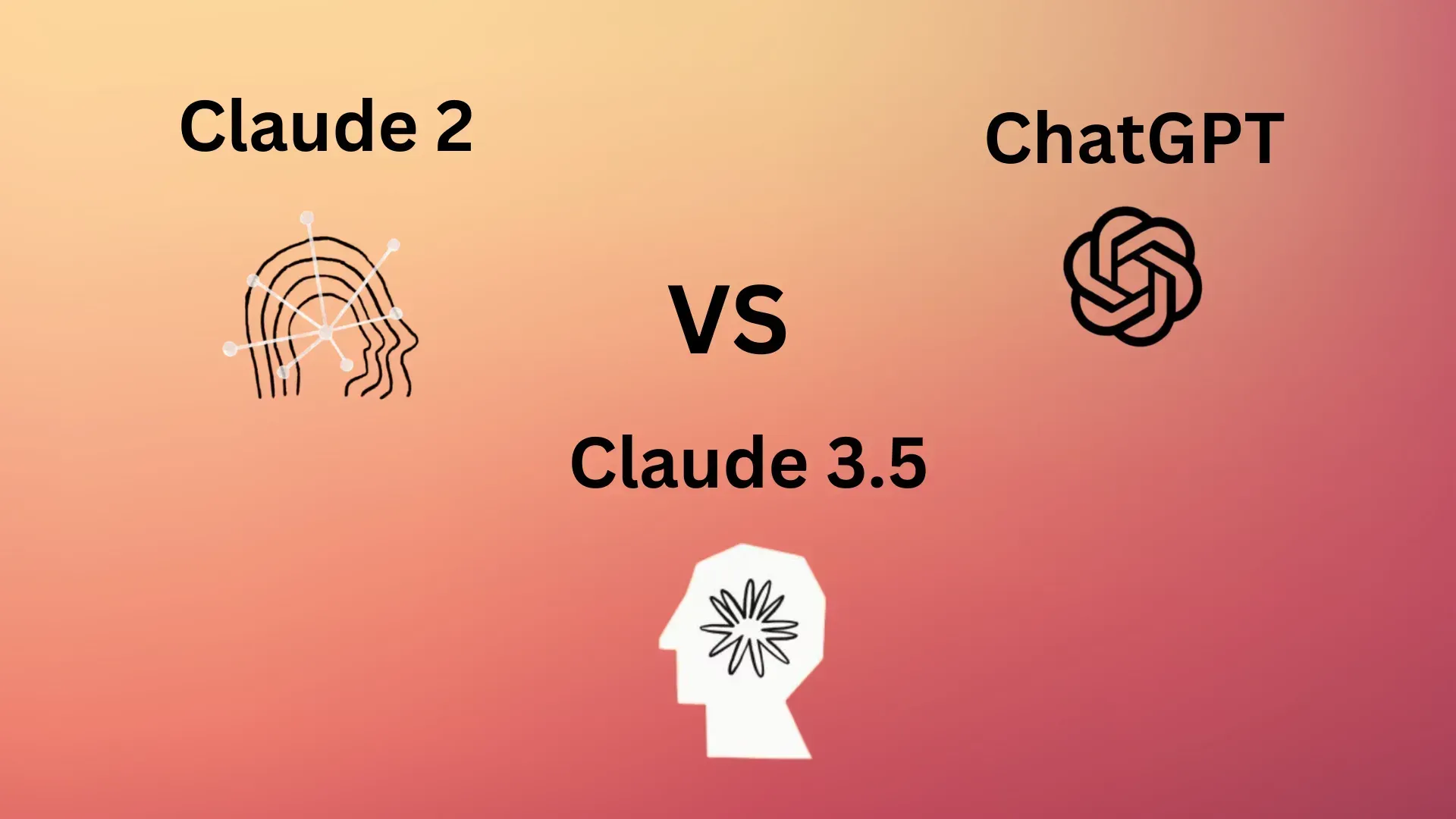 Claude 3.5 vs Claude 2 vs ChatGPT Comparison