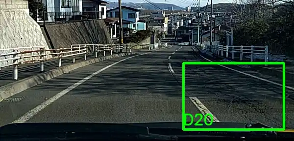 Computer vision for road damage detection model