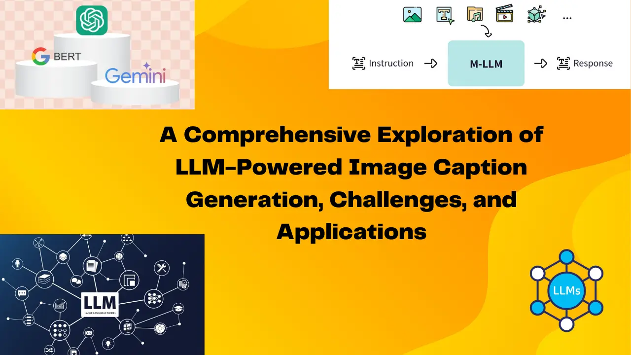 LLM-Powered Image Caption Generation - Challenges and Applications