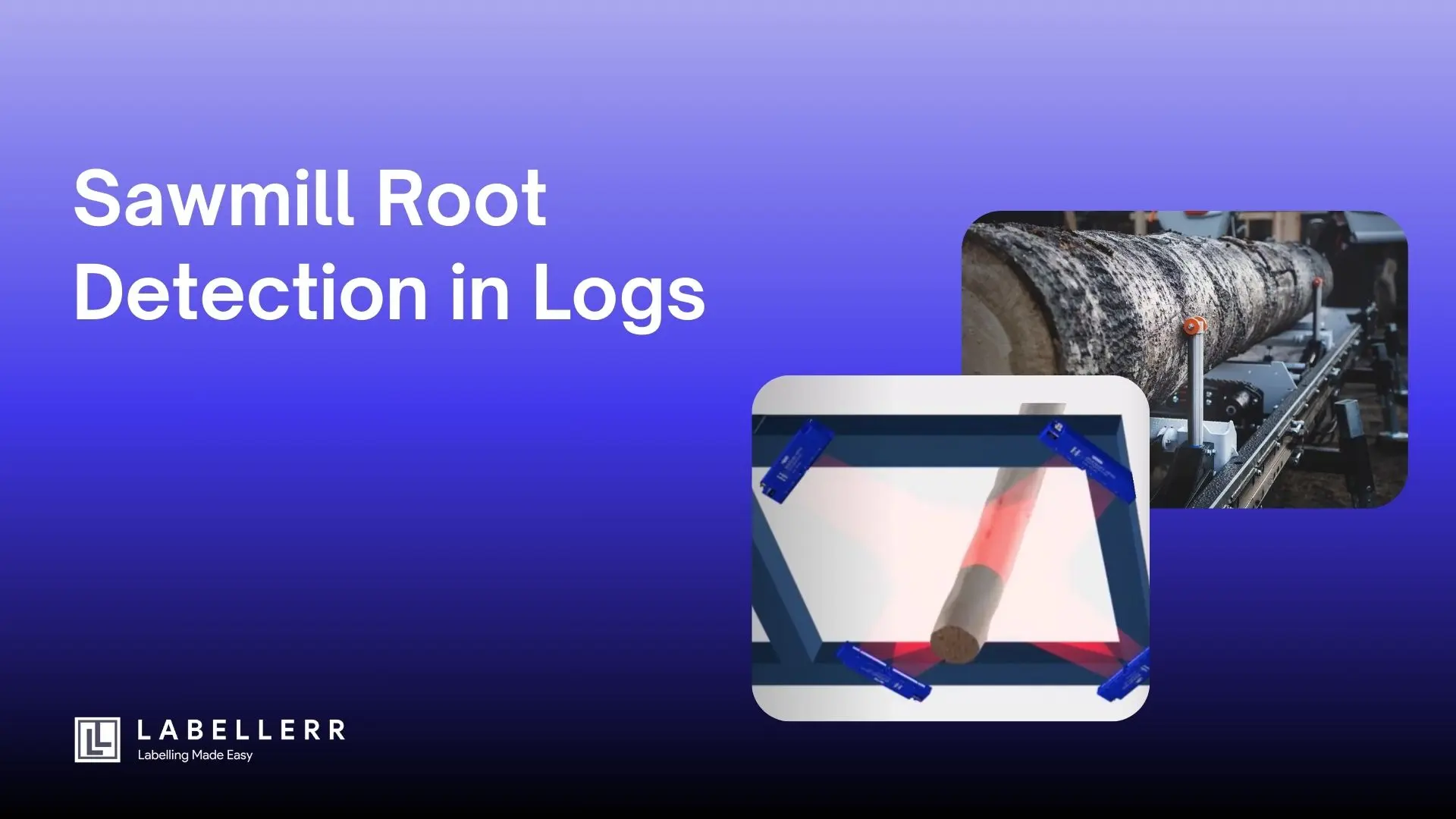 Root Detection on Logs in Sawmill Production