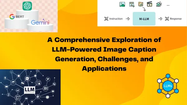 LLM-Powered Image Caption Generation - Challenges, and Applications