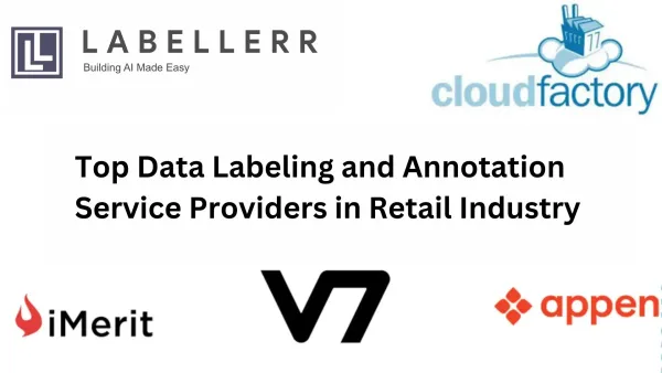 7 Best Data Labeling and Annotation Service Providers in Retail Industry 2025